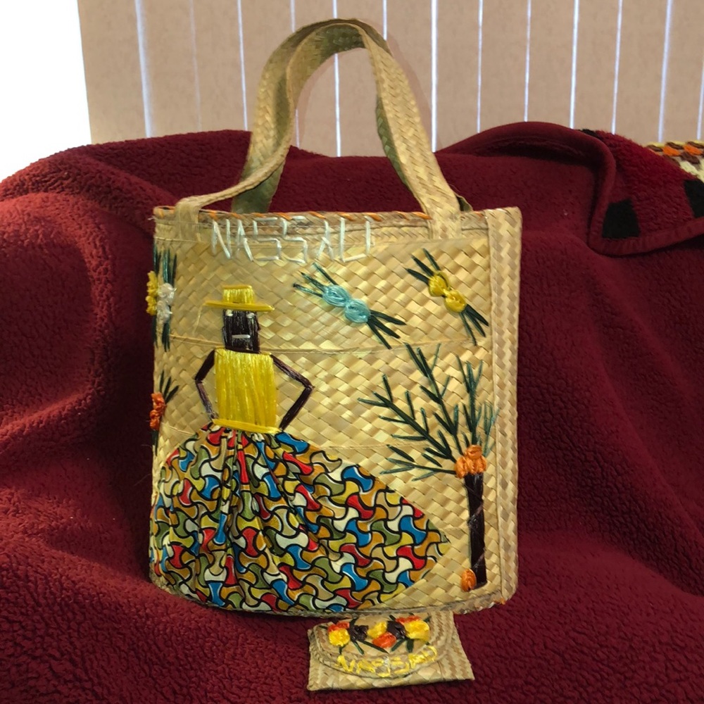 Authentic Nassau Bahamas Straw Totes NWOT